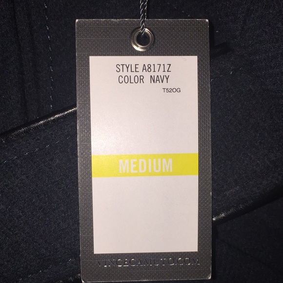 Vince Camuto Woman’s Wool Blend Navy Winter Coat Size Medium - Picture 5 of 14